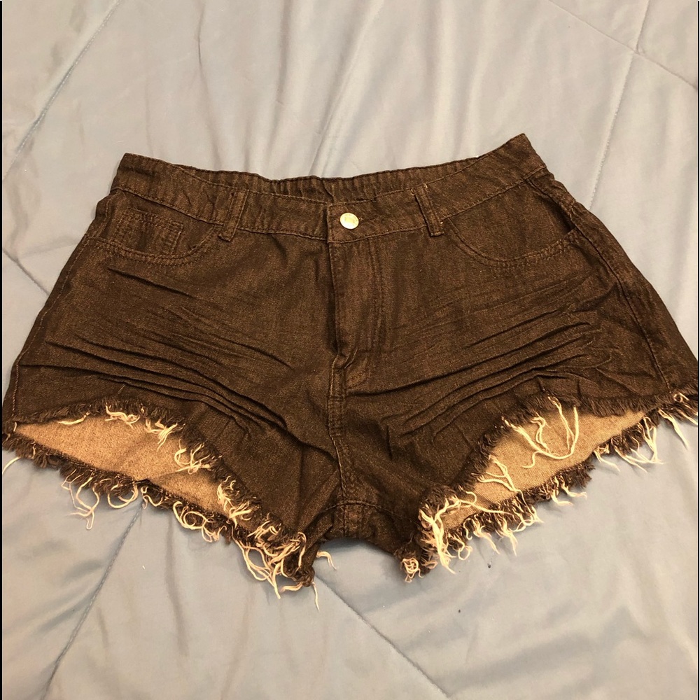 Denim shorts